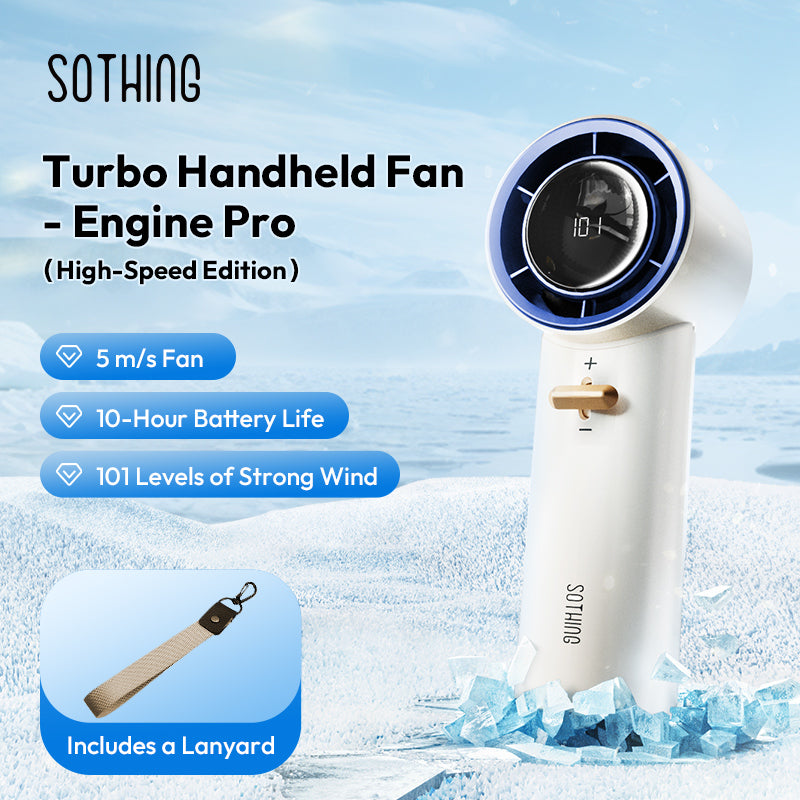 Turbo Handheld Fan - Engine Pro High Speed Edition