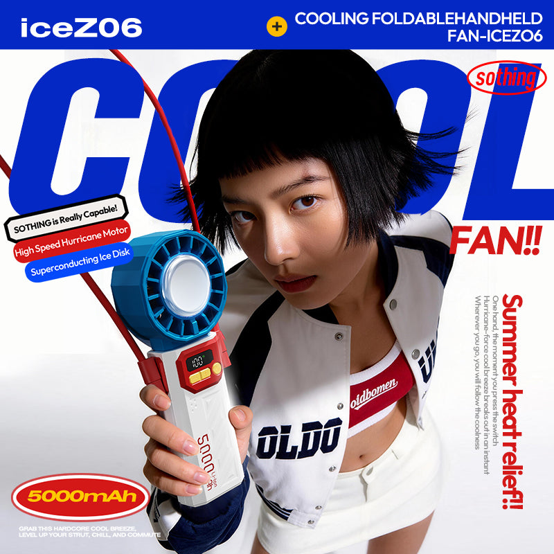 Cooling Foldable  Handheld Fan - Ice Z 06