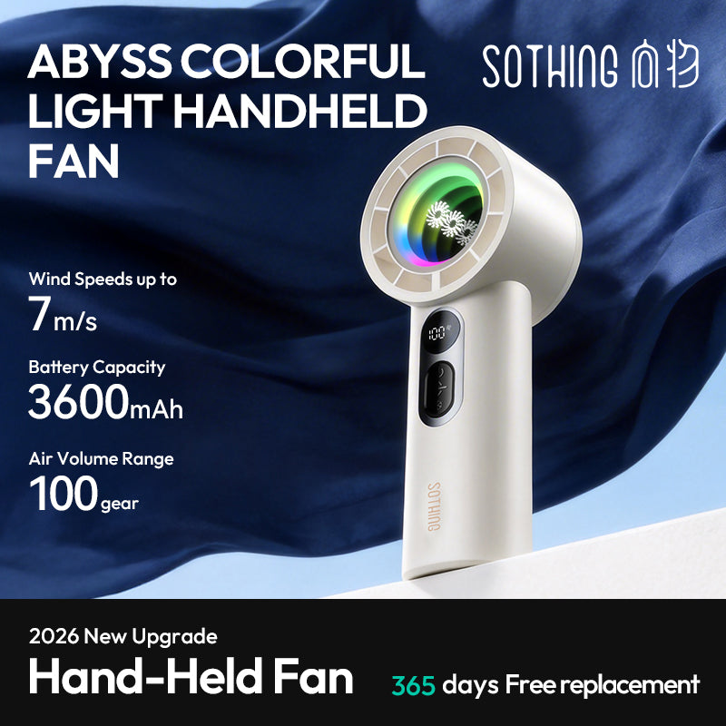 Abyss Colorful Light Handheld Fan