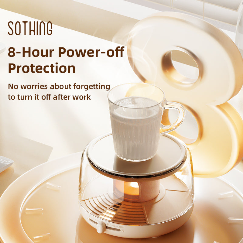 Smart Warming Coaster - candle light