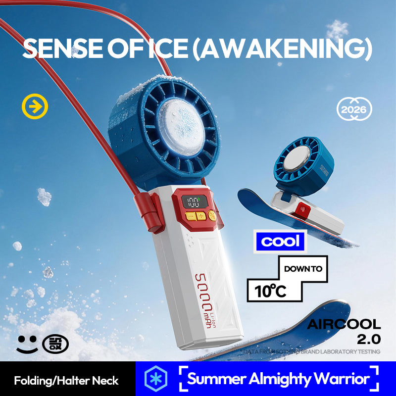 Cooling Foldable  Handheld Fan - Ice Z 06