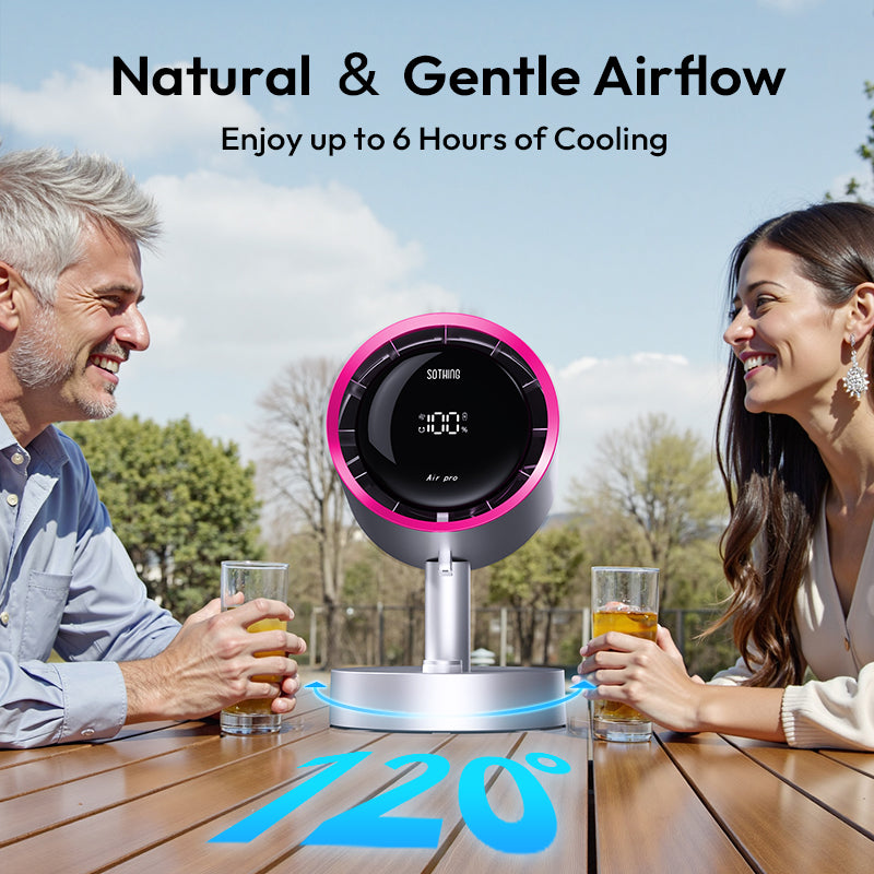 Desktop Oscillating Filbering Fan - Air Pro