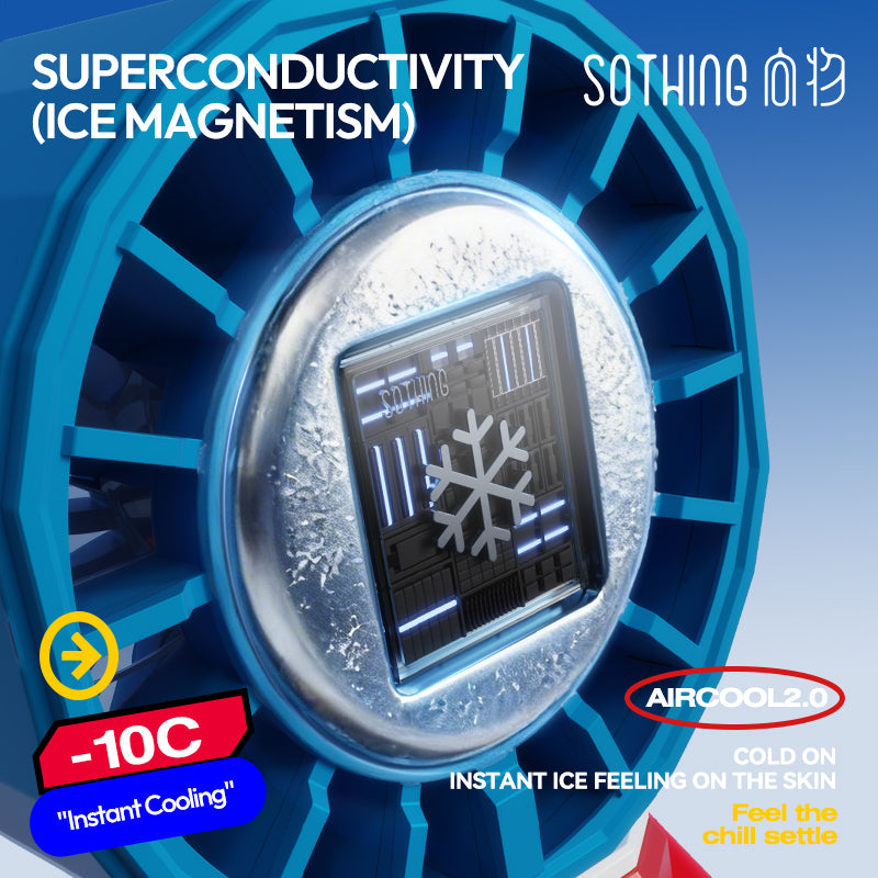 Cooling Foldable  Handheld Fan - Ice Z 06