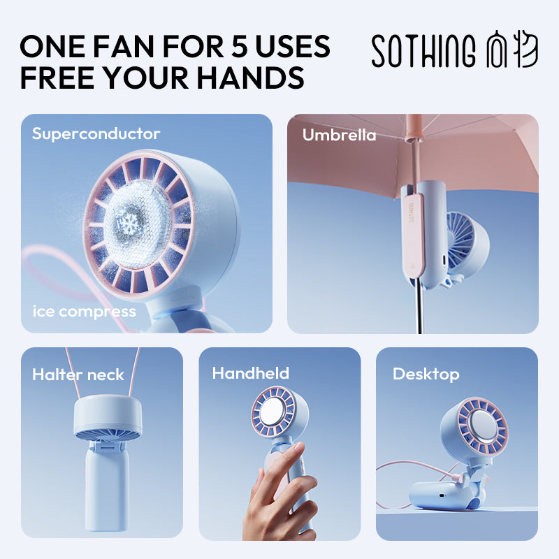 Sun-Rain Umbrella Fan