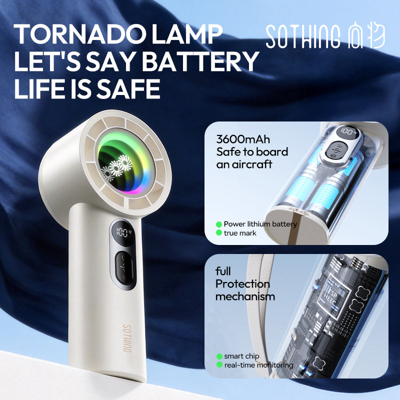 Abyss Colorful Light Handheld Fan