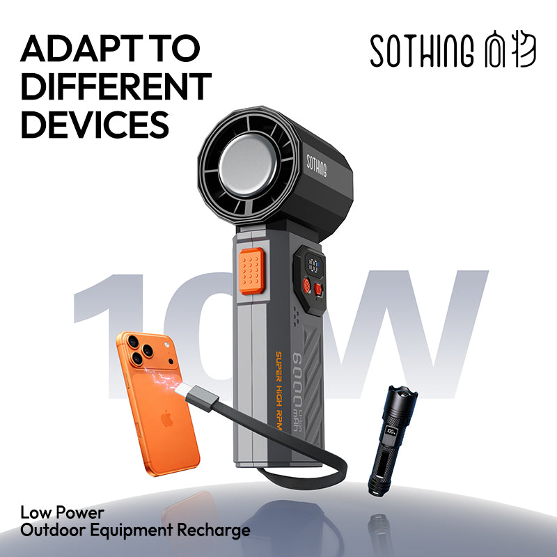 Power Bank Handheld Fan  - Power 01