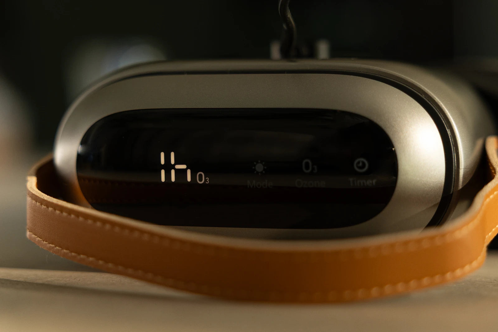 Original close-up photograph of the Ultra top control panel and carry handle